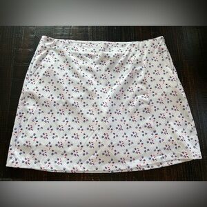 Lady Hagen Womens Size 14 Wrap Skort Sparklers White Golf Tennis Pickleball